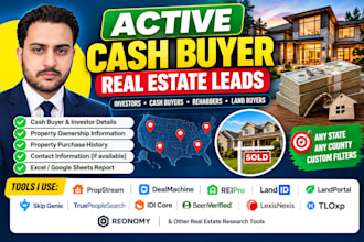 provide active cash buyer and real estate investor leads