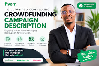 write a compelling crowdfunding campaign description and fundraising story