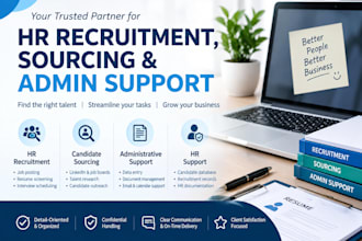 provide recruitment, and HR administrative support