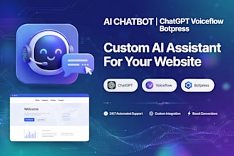 create custom ai chatbot for website