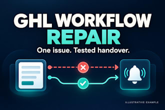 fix one gohighlevel form or lead follow up workflow