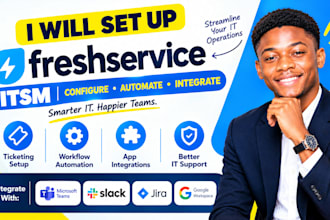 integrate freshservice microsoft teams slack google workspace jira