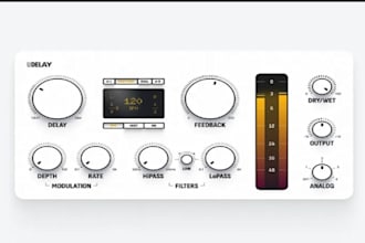 build vst, vst3, au, aax audio plugin for any daw, using juce, c plus plus
