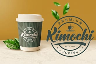 design amazing coffee logo or coffee shop