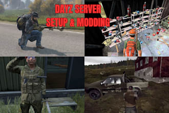 set up your dayz server, install mods, configure loot, XML, weapons and clothing
