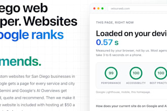 do costume website for small business SEO aio ready
