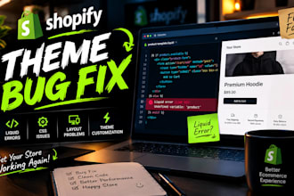 fix shopify theme bugs and liquid errors