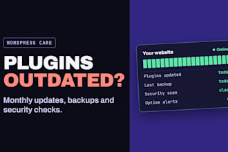 maintain and secure your wordpress website