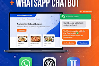 build ai business website with ai chatbot