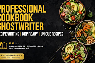 ghostwrite healthy cookbook KDP ready recipes
