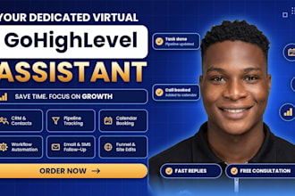 be your gohighlevel specialist virtual assistant crm automation ai agent expert