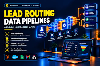 build automated lead routing and multi platform data pipelines
