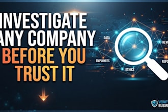 investigate company, owner, or business partner using osint research