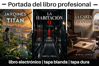 diseño de portada de libro, diseño de portada de libro electrónico