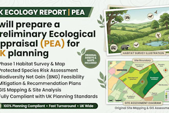 prepare a preliminary ecological appraisal pea for UK planning