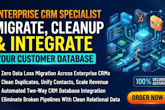 migrate, cleanup, and integrate your customer database across enterprise crms