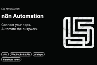 build n8n automation workflows to connect your apps