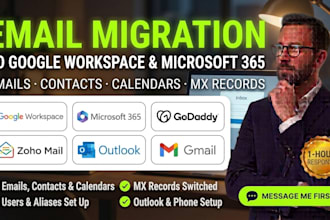 google workspace migration microsoft 365 godaddy email imap move mailboxes