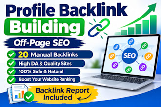 do manual profile backlinks for off page SEO
