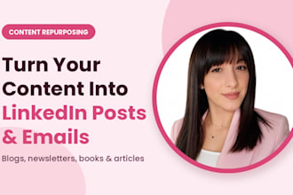 turn your content into linkedin posts and emails