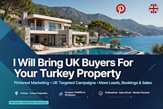 bring UK property buyers for turkey real estate via pinterest SEO