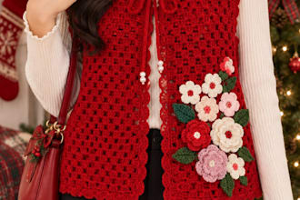provide readymade crochet patterns for cardigan, bag, and basket