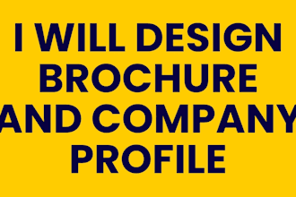 design brochure and company profile