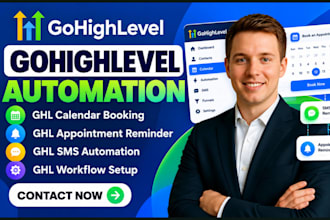 setup gohighlevel calendar booking ghl appointment reminder ghl SMS automation