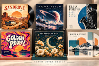 design professional album cover art and cd covers