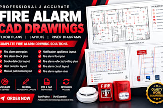 fire alarm floor plans, heat detector layout, fire alarm zone plan