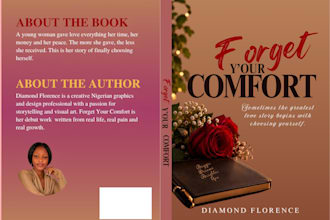 design romance ebook paper back cover plus 3d mockup
