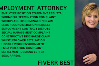be your employment lawyer for wrongful termination, retaliation and eeoc appeals