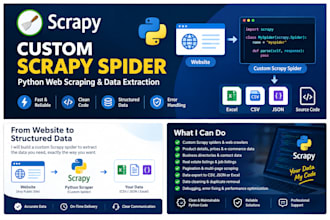 build a custom scrapy spider