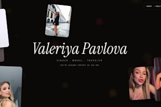 build a portfolio or epk website for artists, creators and performers