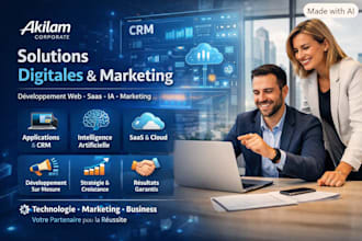 develop a custom web application, ai software, full stack saas CRM