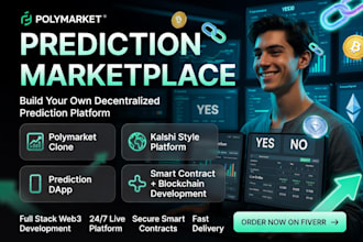 create a polymarket like website, polymarket kalshi clone, ai prediction market