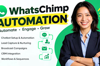 setup whatchimp whatsapp api, ai chatbot and marketing automation