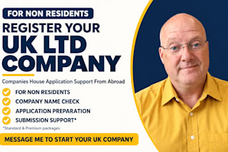 register UK ltd company for non residents with companies house