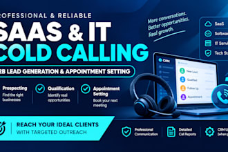 do b2b cold calling for saas and IT companies