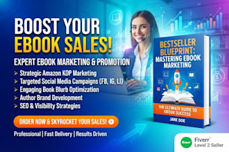 do ebook design and mock up for you