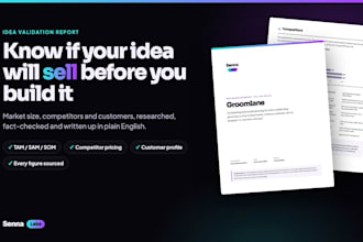 validate your business idea with market research