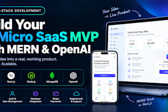build your ai micro saas mvp with mern and openai