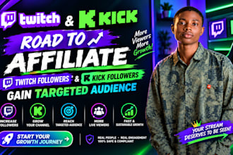 do twitch promotion kick live viewer and reach affiliate