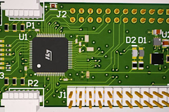design  pcb layout and schematic in kicad or altium