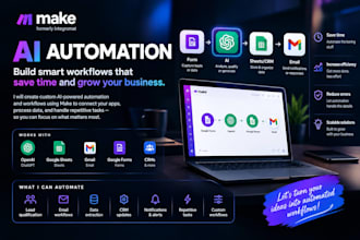 build no code workflow automation with make