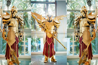 custom cosplay creation leather armor pattern 3d printable template eva foam