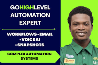 go high level automations email workflows and go high level snapshots expert