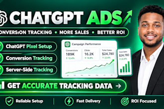 setup openai chatgpt ads, pixel, conversion api and GTM tracking