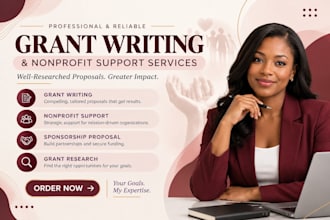 do nonprofit grant research, apply for small business grants, grant proposal