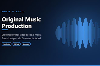 produce original music for your video podcast and social media